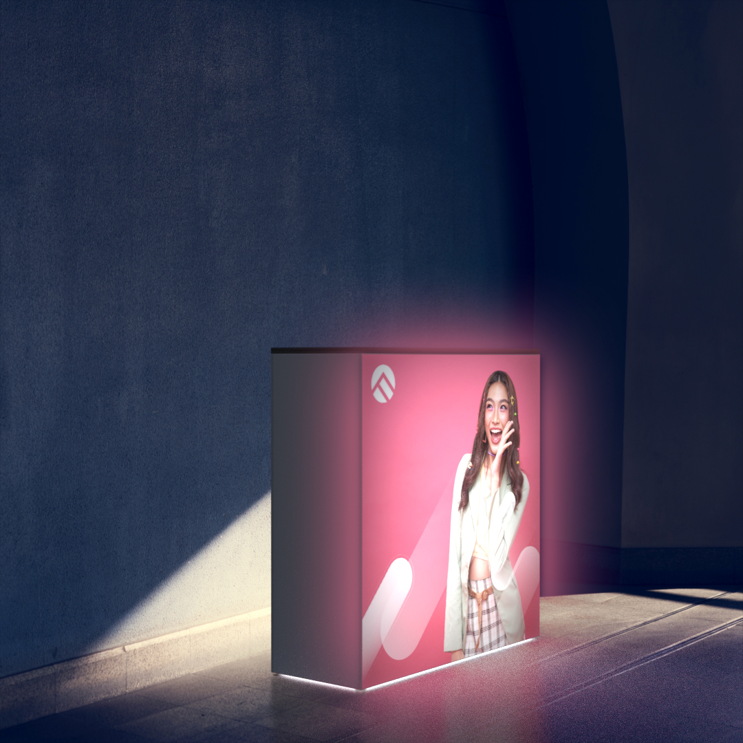 Lightbox counter,เคาน์เตอร์กล่องไฟ,สำเร็จรูป,ผ้าพิมพ์ลาย