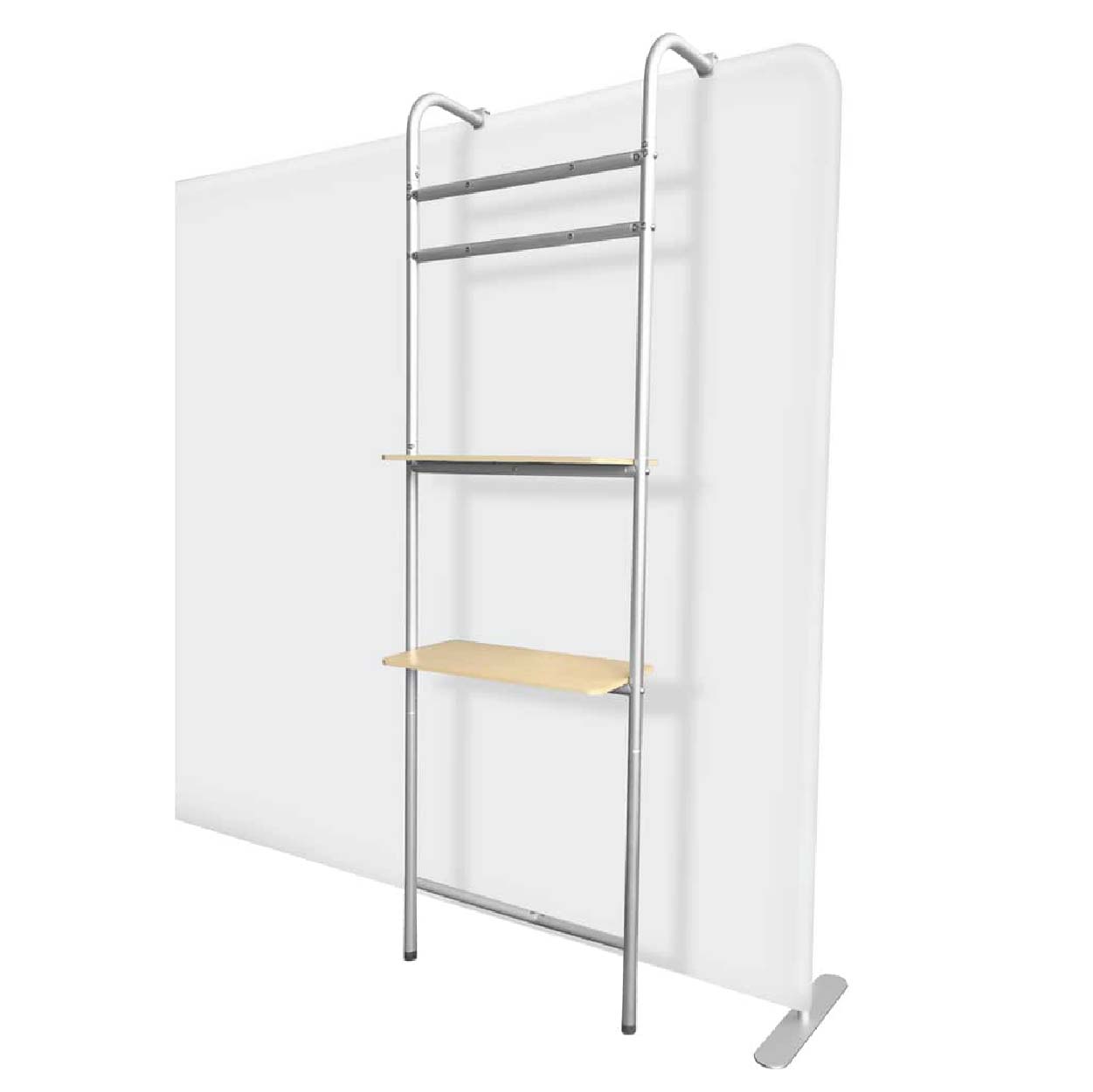 ACC shelf & TV แบคดรอปผ้า, fabric backdrop,backdropผ้า,อุปกรณ์ออกบูธ,ผนังผ้า