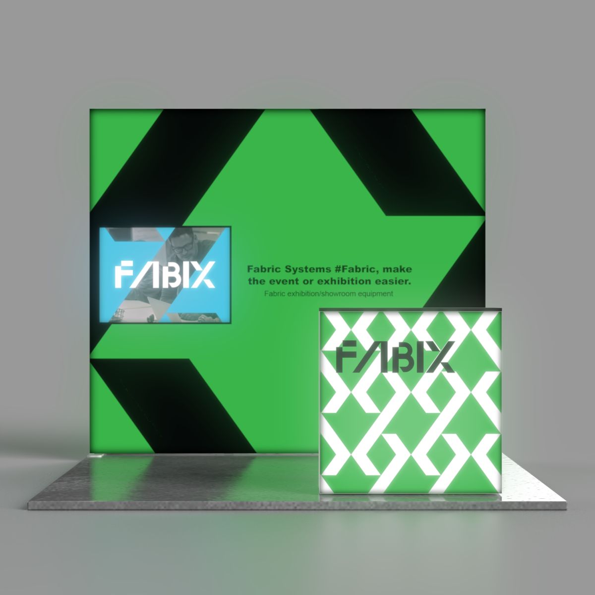 บูธสำเร็จรูป กล่องไฟ,Lightbox, ออกบูธ,อุปกรณ์ออกบูธ, backdrop, แบคดรอป