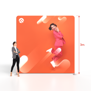 Tension,XL,ผ้าพิมพ์,backdrop,แบคดรอป,ออกบูธ