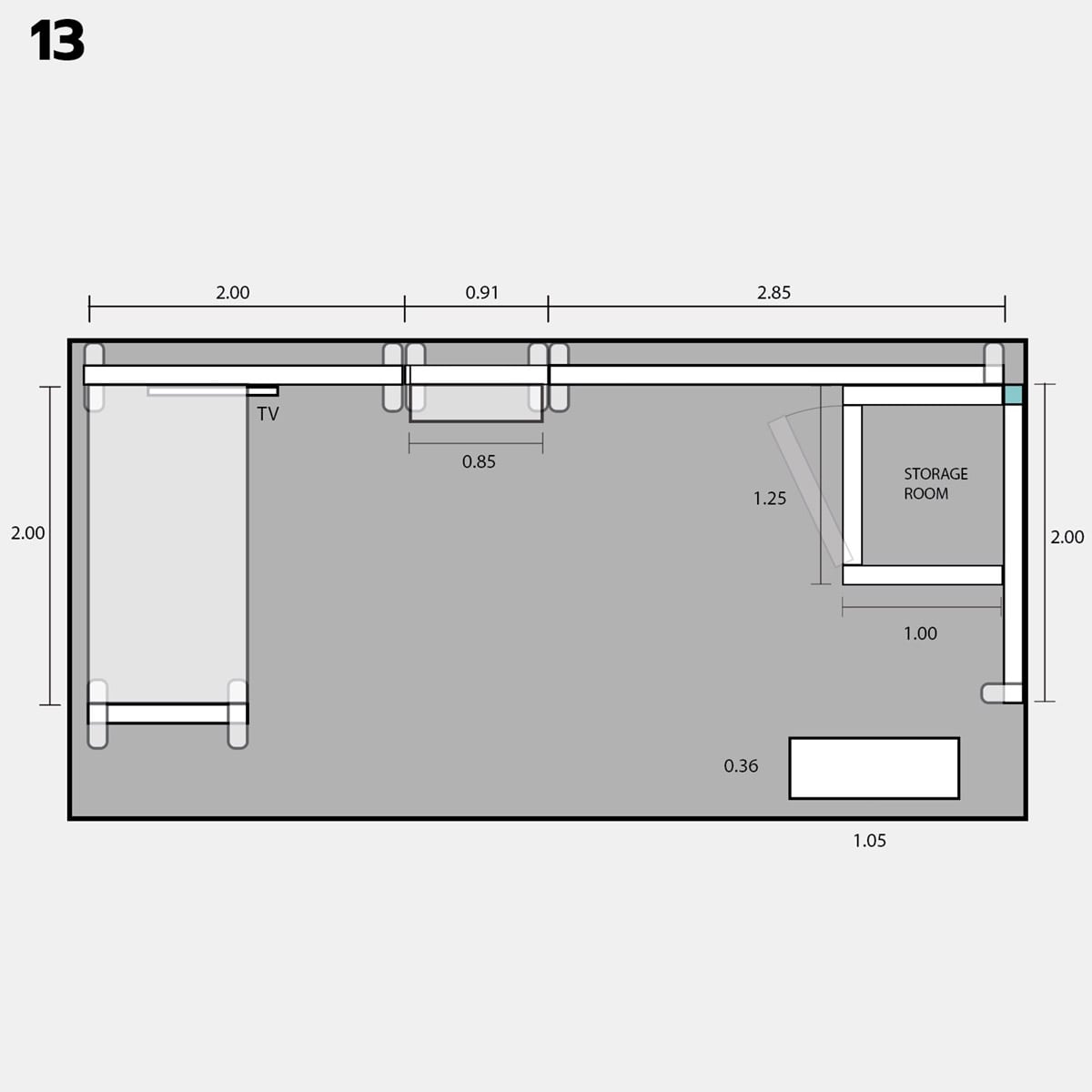 plastic frame lightbox booth with storage plan